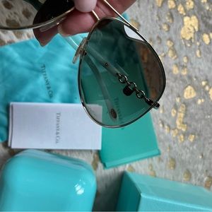 Tiffany &  Co aviator style sunglasses
